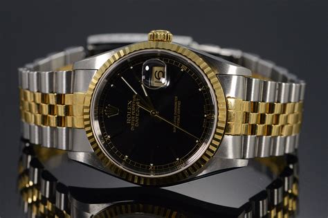 black face oyster rolex|rolex datejust silver black face.